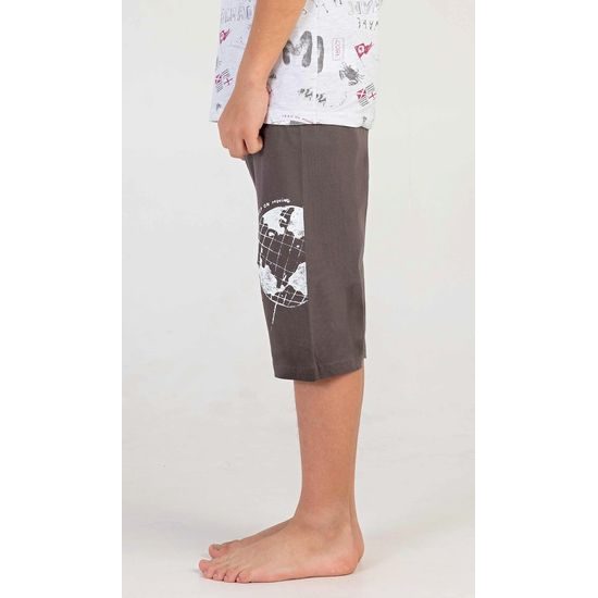 Dětské pyžamo kapri Jakub - světle šedá