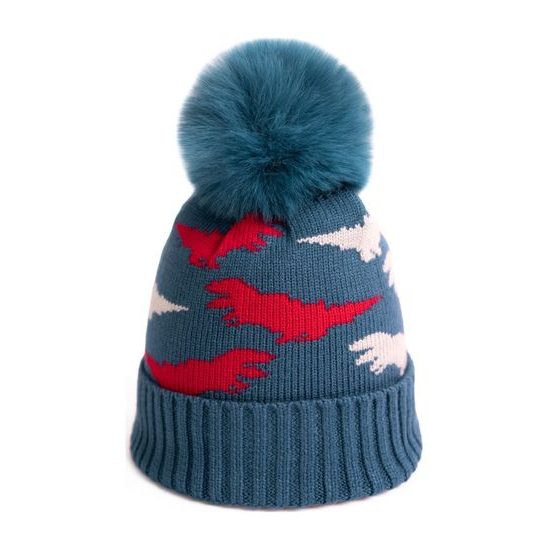 Dinousauří čepice - modrá