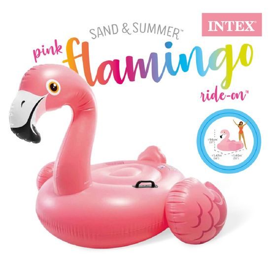 INTEX Nafukovací plameňák 147 x 140 x 94 cm