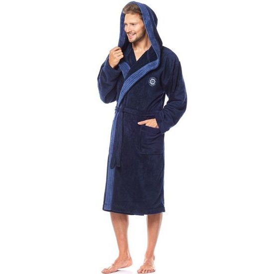 Pánský župan George tmavě modrý