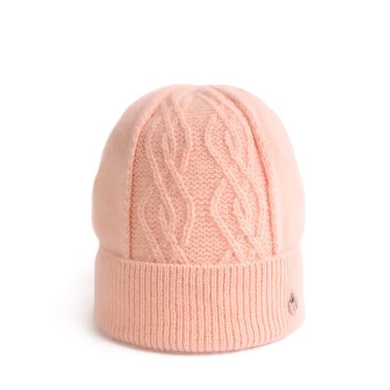 Angorská čepice - meruňková