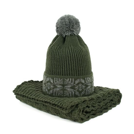 Klasická zimní šála s jednoduchou formou - černá