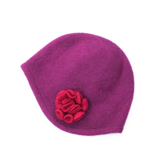 Elegantní čepice na zimu žlutá