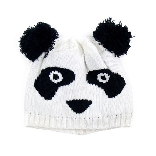 Čepice Panda - bílá