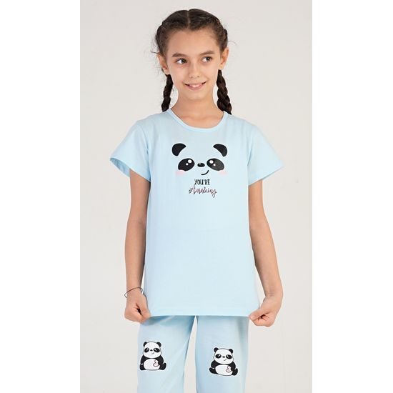 Dětské pyžamo kapri Klára - světle modrá