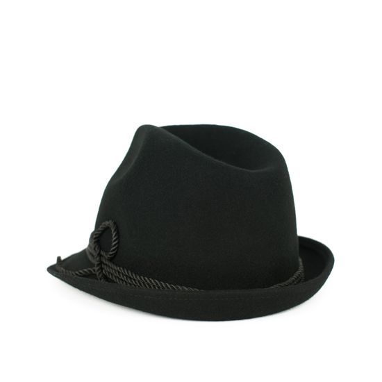 Krásně vytvarovaný klobouk černý