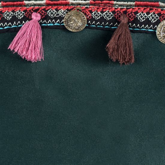 Boho taštička zelená