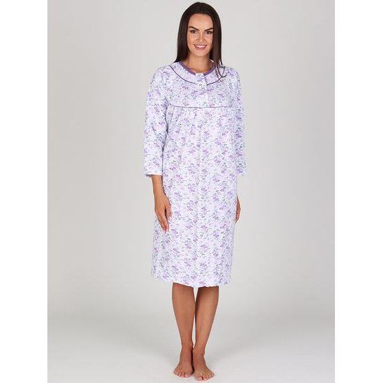 Dámská noční košile KASANDRA fialový motýl