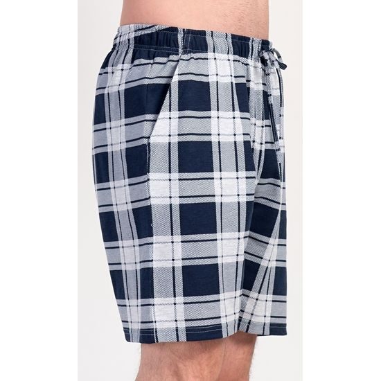 Pánské pyžamové šortky Edvard - tmavě modrá