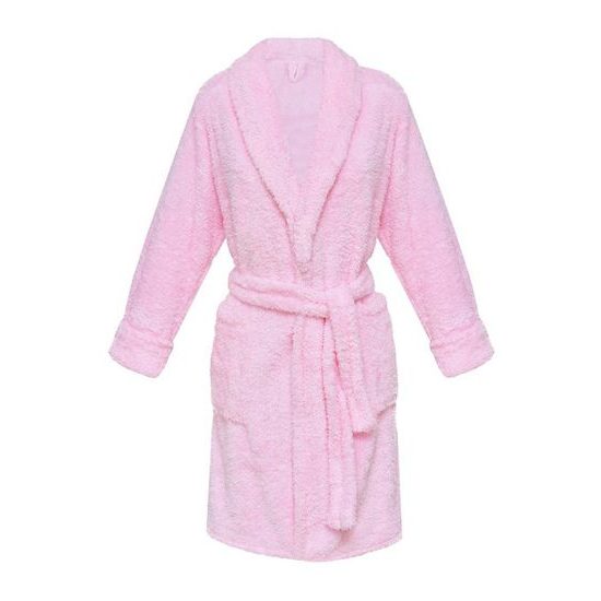 Krátký dámský župan DKAREN Eliza růžový