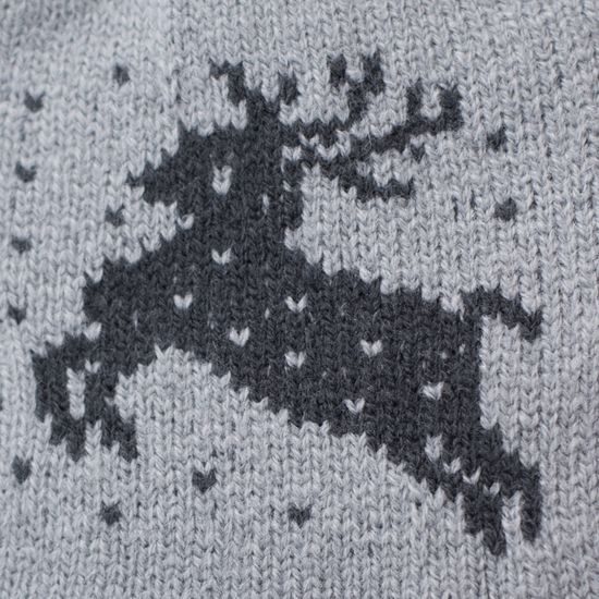 Černé rukavice se sobem