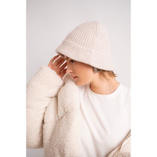 Vlněný klobouk - ecru