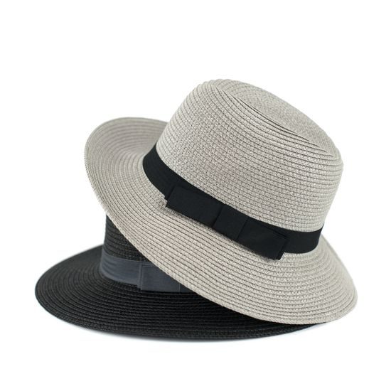 Letní klobouk typu fedora - bílý