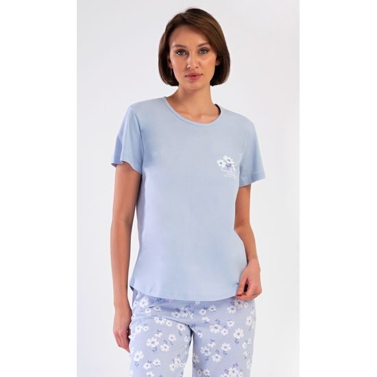Dámské pyžamo kapri Nature - světle modrá