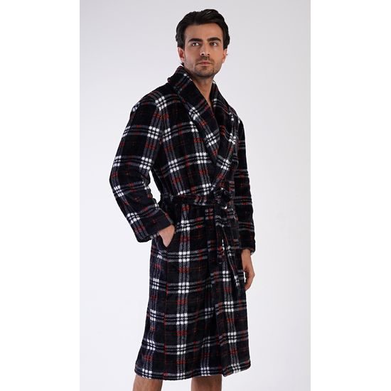 Pánský župan se šálovým límcem Ondřej - tmavě modrá