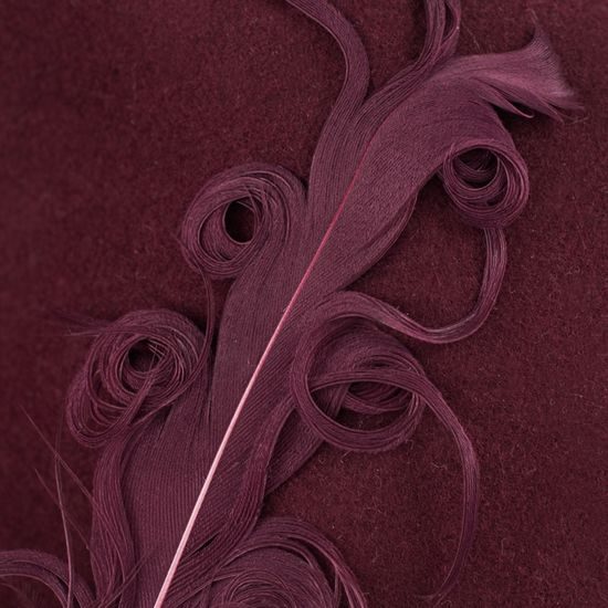 Loretto klobouk bordó