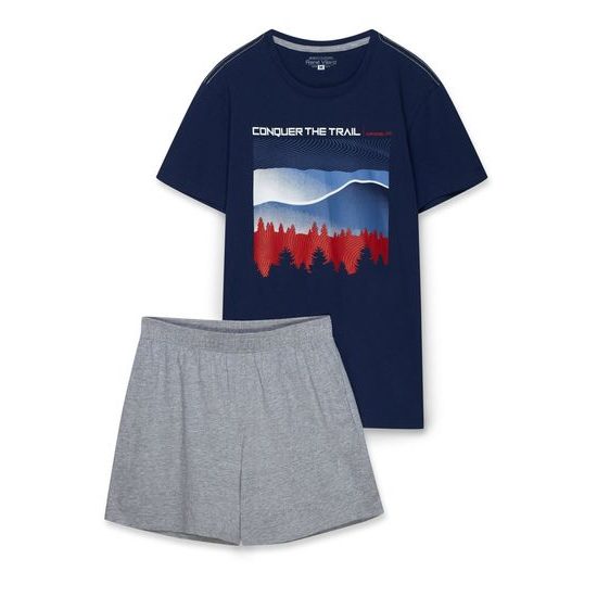 Pánské pyžamo 39907 Nature blue