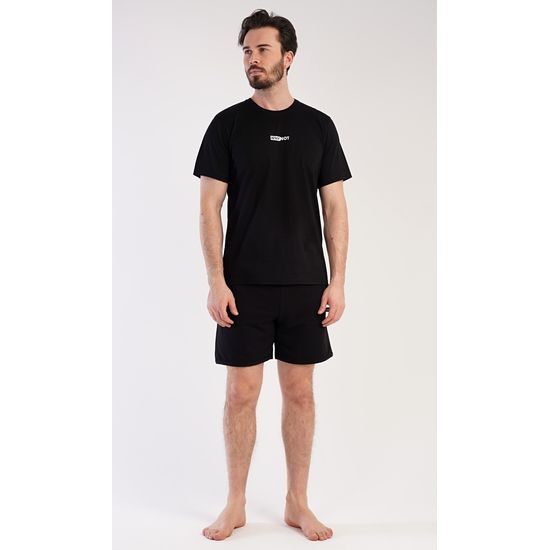 Pánské pyžamo šortky Thomas - černá