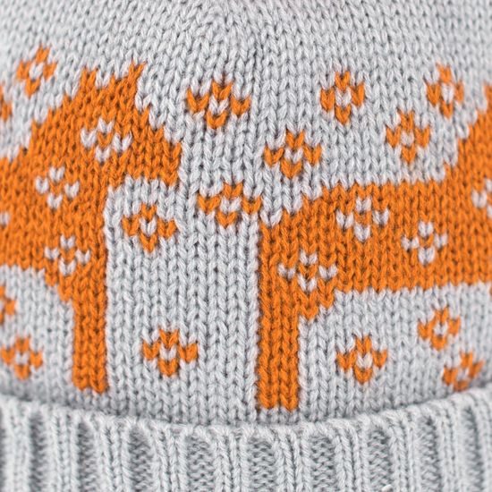 Čepice Little horses oranžová