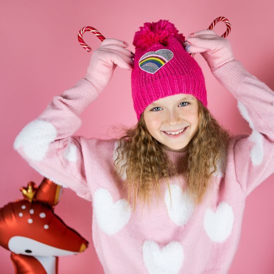 Dětské rukavice na zimu světle modré