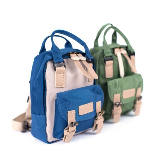 Dětský batoh v pastelových barvách červený