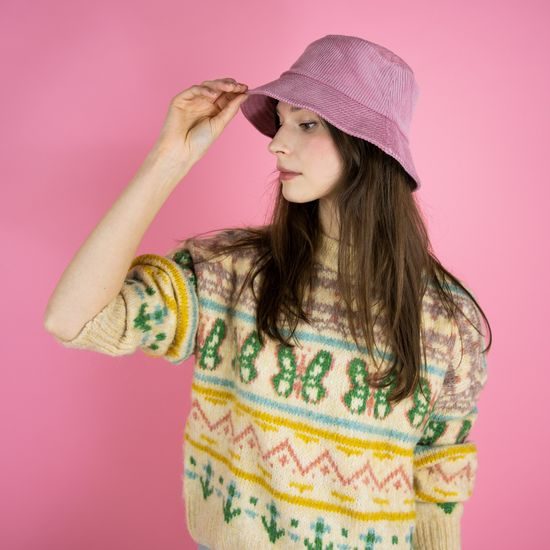 Dámský klobouk světle růžový