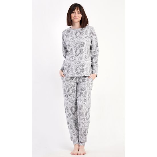Dámské pyžamo dlouhé Sofia - šedá