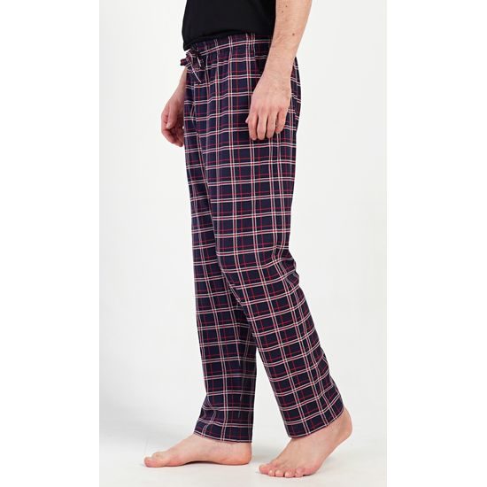 Pánské pyžamové kalhoty Karlos - tmavě modrá