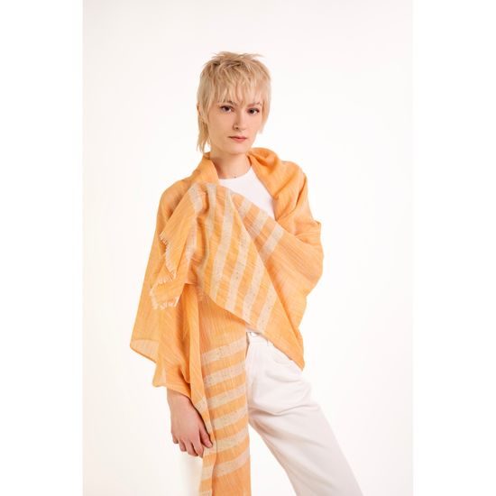 Šál Harper - oranžová