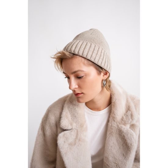 Čepice - špinavě růžová