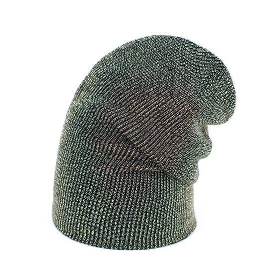 Zahnutá čepice zelená