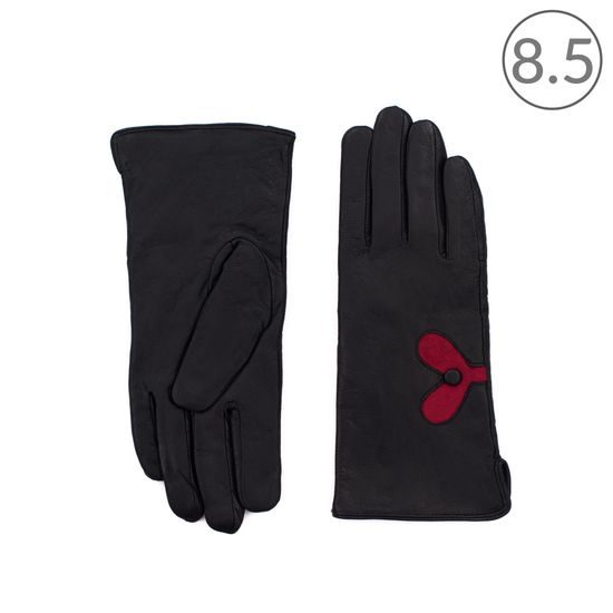 Elegantní kožené rukavice Lyngen černé