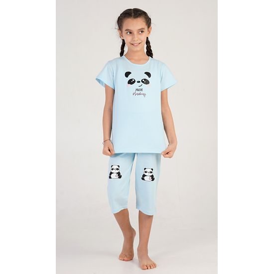 Dětské pyžamo kapri Klára - světle modrá