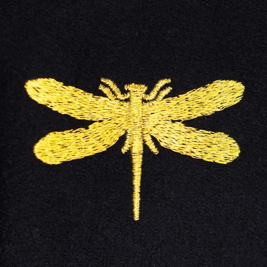 Vzorované rukavice s vážkou