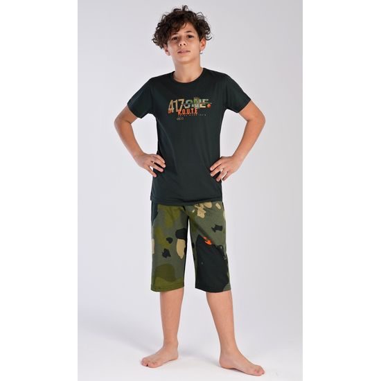 Dětské pyžamo kapri Erik - černá