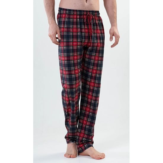 Pánské pyžamové kalhoty Karel - červená