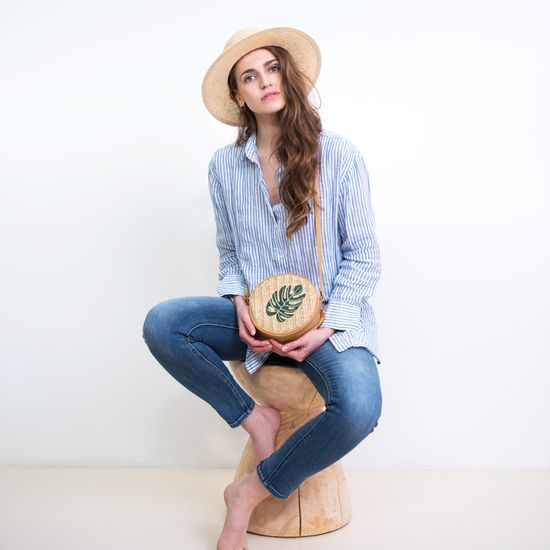 Letní přírodní kabelka