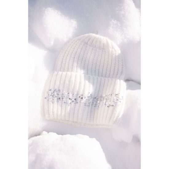 Zimní čepice - bílá