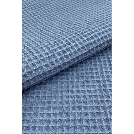 Vaflový župan Esbo do sauny - světle modrá