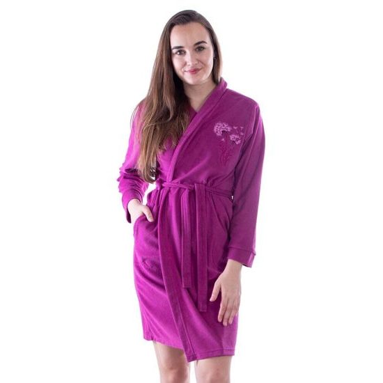 Dámský župan froté Hannah fialový