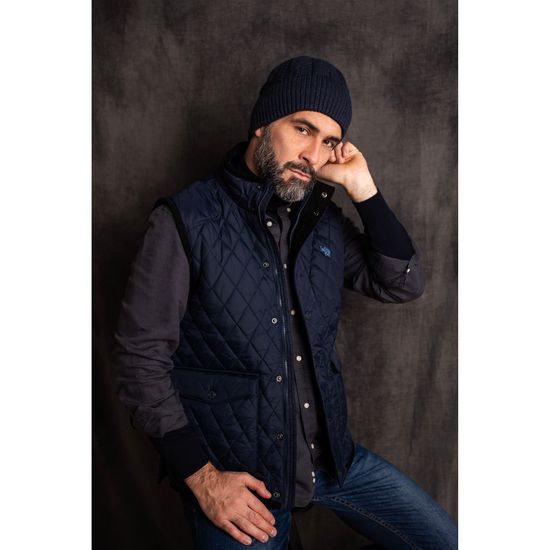 Normanská čepice - tmavomodrá