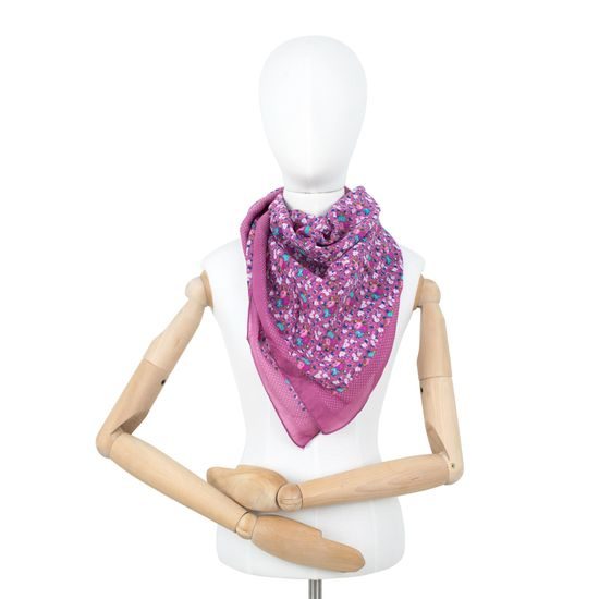 Hnědý jemný šátek