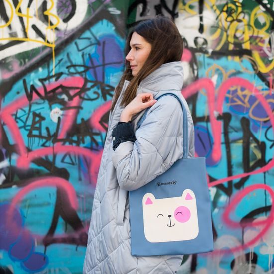 Stylová shopperka - růžová