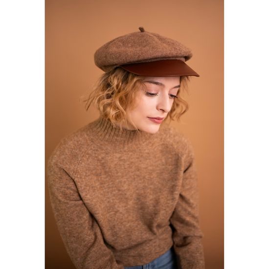 Kšiltovka Emir - tmavobéžová