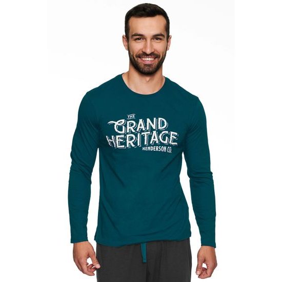 Pánské pyžamo 40021 Brand turquise