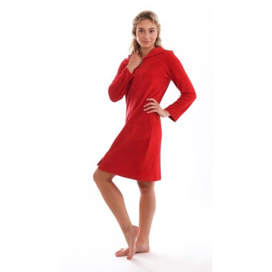 Dámský 3/4 župan s kapucí a dlouhým rukávem BARI Samba