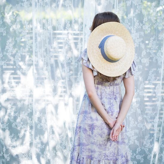 Dámský letní retro klobouk