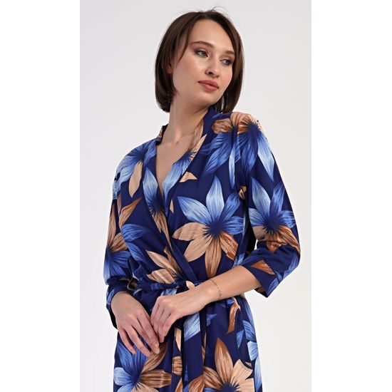 Dámský župan krátký Sarah - tmavě modrá