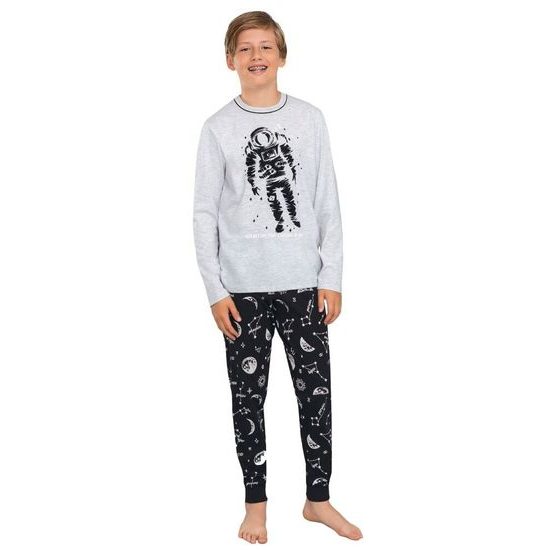 Chlapecké pyžamo Tryton šedé s kosmonautem
