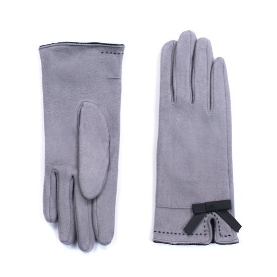 Dámské elegantní rukavice světle šedé
